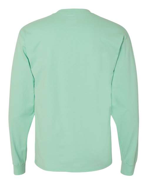 Unisex Beefy-T® Long Sleeve T-Shirt - Clean Mint Back