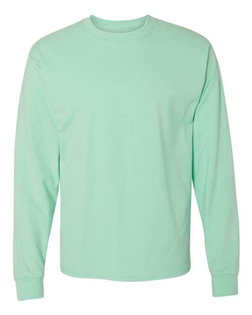 Unisex Beefy-T® Long Sleeve T-Shirt - Clean Mint Front