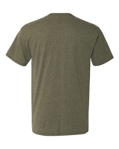Perfect-T Triblend T-Shirt - Military Green Triblend Back
