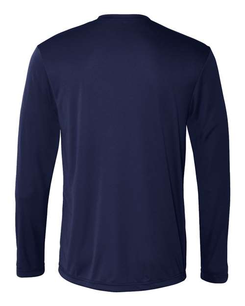 Unisex Cool DRI® Long Sleeve Performance T-Shirt - Navy Back
