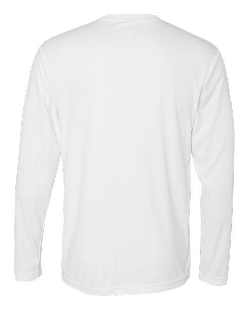 Unisex Cool DRI® Long Sleeve Performance T-Shirt - White Back