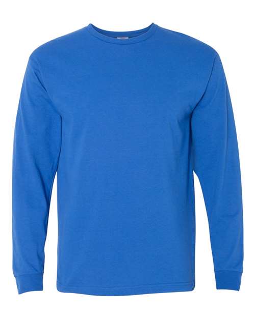 Unisex USA-Made Long Sleeve T-Shirt - Royal Blue Front