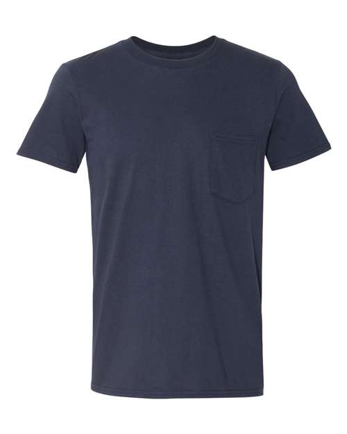 Hanes Unisex Beefy-T® Vintage Wash T-Shirt - Anchor Slate Front