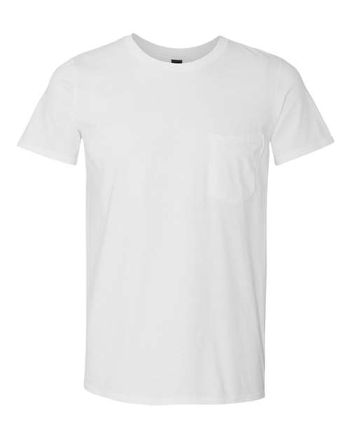 Hanes Unisex Beefy-T® Vintage Wash Long Sleeve T-Shirt - Soothing Blue Front