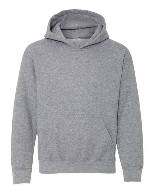 Gildan Youth Heavy Blend™ Hooded Sweatshirt - Graphite Heather Front