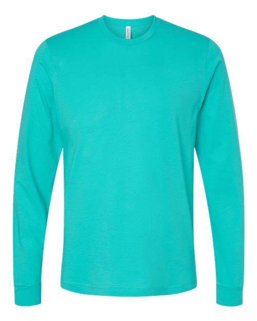 Unisex Jersey Long Sleeve Tee - Teal Front