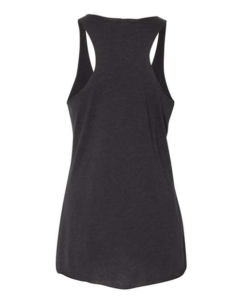 Women's Triblend Racerback Tank - Black Heather Triblend Back