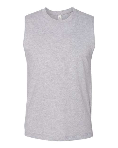 Jersey Muscle Tank - Athletic Heather Front