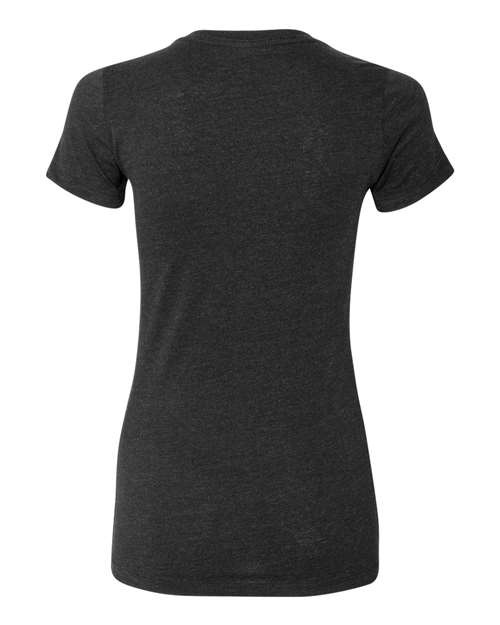 Women's Slim Fit Tee - Black Heather Back