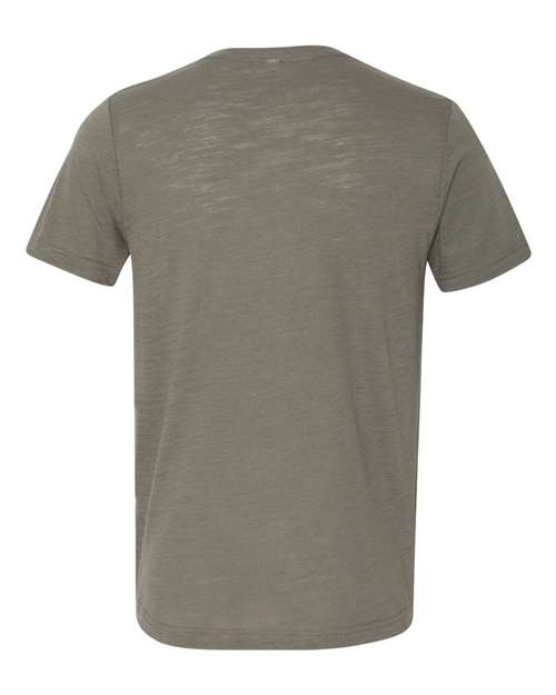 Unisex Texture Tee - Olive Slub Back