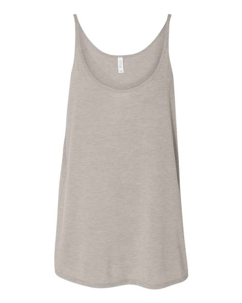 Women's Slouchy Tank - Heather Stone Front