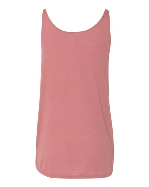 Women's Slouchy Tank - Mauve Back