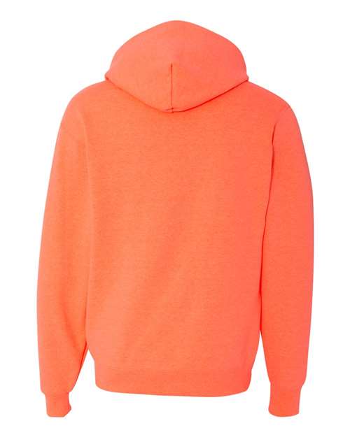 Unisex NuBlend® Hooded Sweatshirt - Retro Heather Coral Back