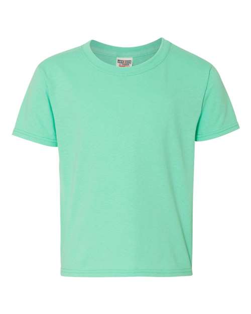 Youth Dri-Power® 50/50 T-Shirt - Cool Mint Front