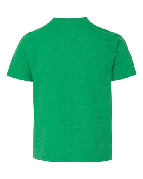 Youth Dri-Power® 50/50 T-Shirt - Irish Green Heather Back