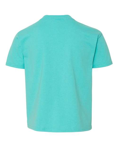 Youth Dri-Power® 50/50 T-Shirt - Scuba Blue Back