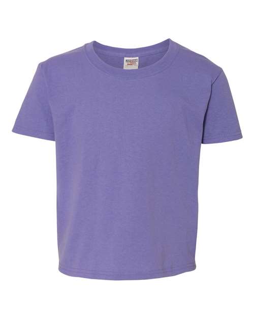 Youth Dri-Power® 50/50 T-Shirt - Violet Front