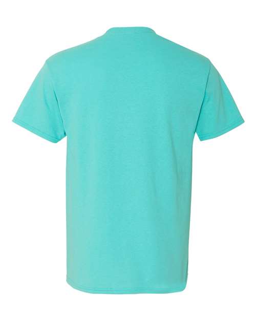 Unisex Dri-Power® 50/50 T-Shirt - Scuba Blue Back