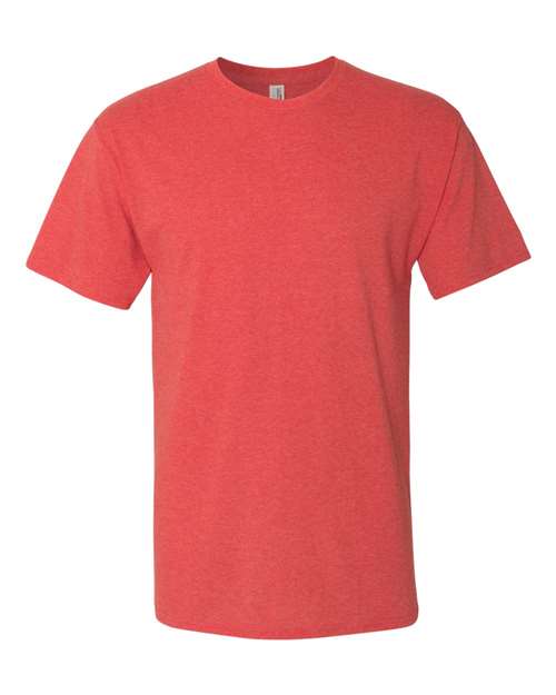 Unisex Triblend T-Shirt - Fiery Red Heather Front