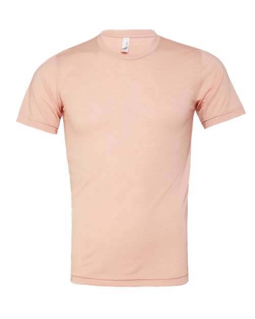 BELLA + CANVAS Triblend Tee - Peach Triblend Front