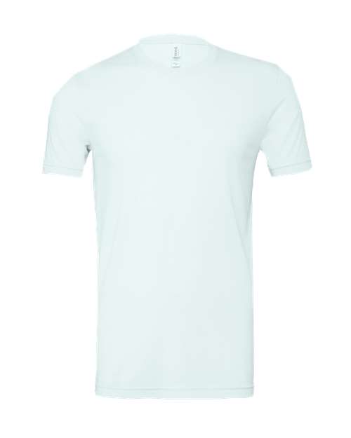 BELLA + CANVAS Triblend Tee - Ice Blue Triblend Front