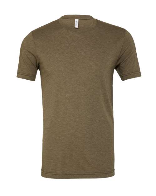 BELLA + CANVAS Triblend Tee - Olive Triblend Front