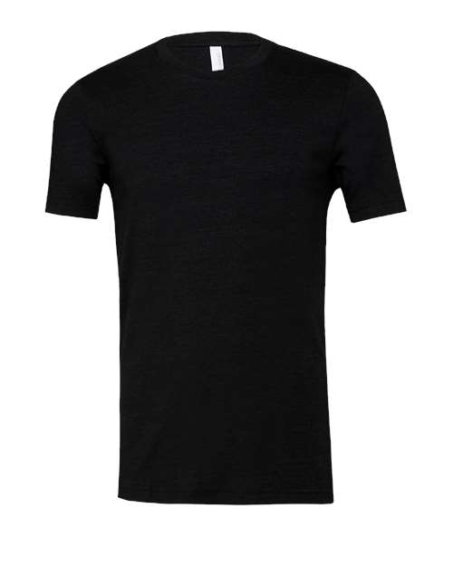 BELLA + CANVAS Triblend Tee - Black Heather Triblend Front