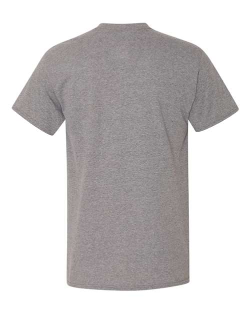 Unisex Heavy Cotton™ Pocket T-Shirt - Graphite Heather Back