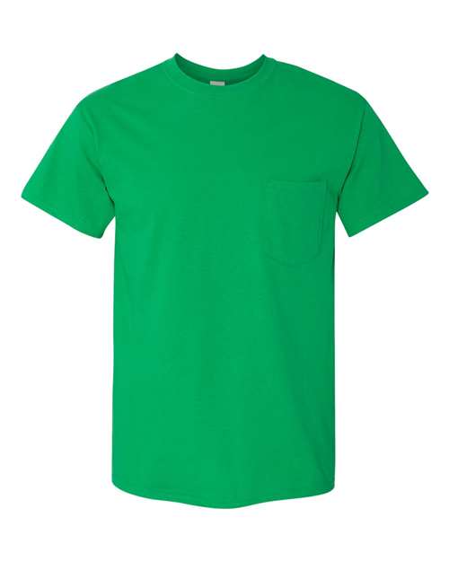 Unisex Heavy Cotton™ Pocket T-Shirt - Irish Green Front