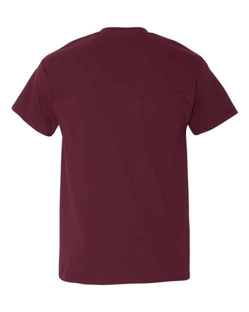 Unisex Heavy Cotton™ Pocket T-Shirt - Maroon Back