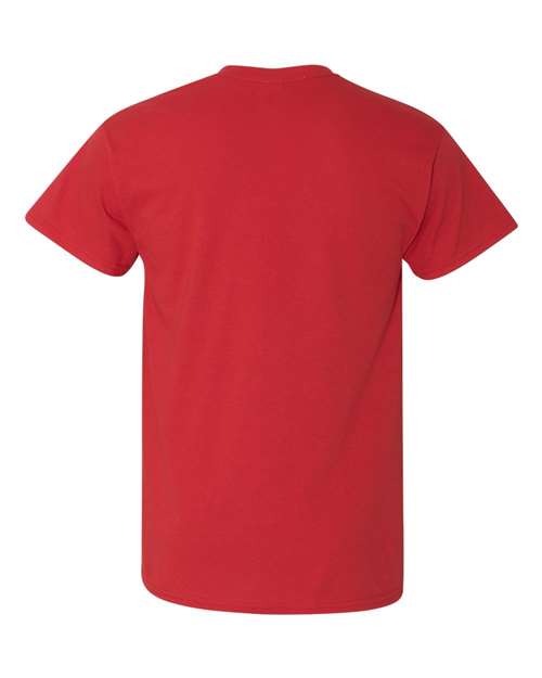 Unisex Heavy Cotton™ Pocket T-Shirt - Red Back