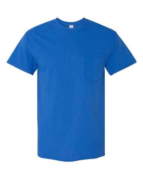 Gildan Unisex Heavy Cotton™ Pocket T-Shirt - Royal Front