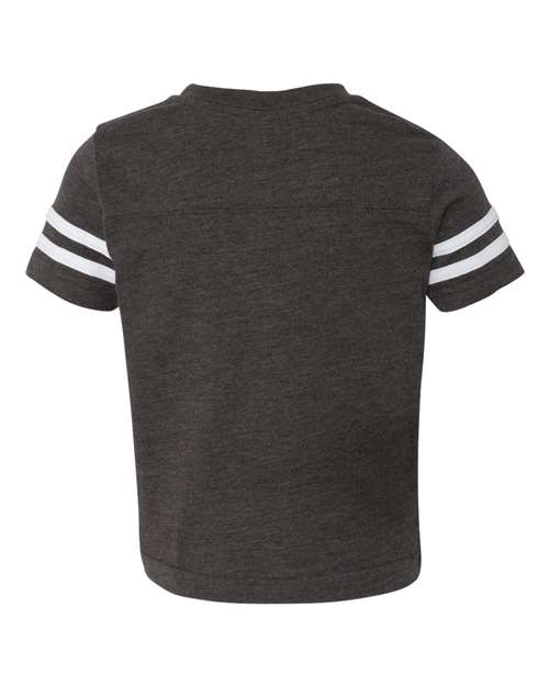 Toddler Football Fine Jersey Tee - Vintage Smoke/ White Back