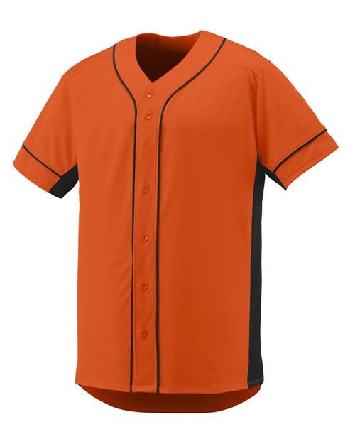 Men's Slugger Jersey - Black/ White Front