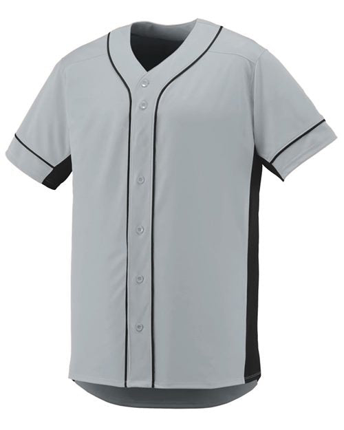 Youth Slugger Jersey - Black/ Gold Front