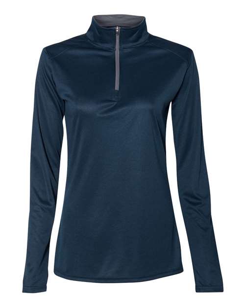 Women’s B-Core Quarter-Zip Pullover - Navy/ Graphite Front