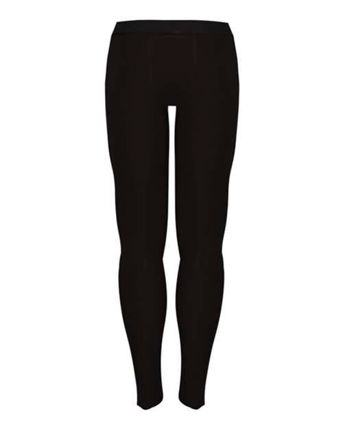 Men's Compression Full-Length Tights - Black Back