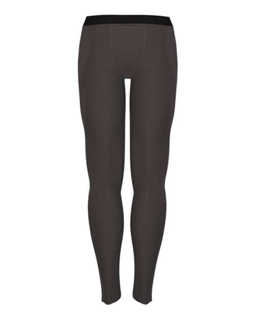 Men's Compression Full-Length Tights - Graphite Back