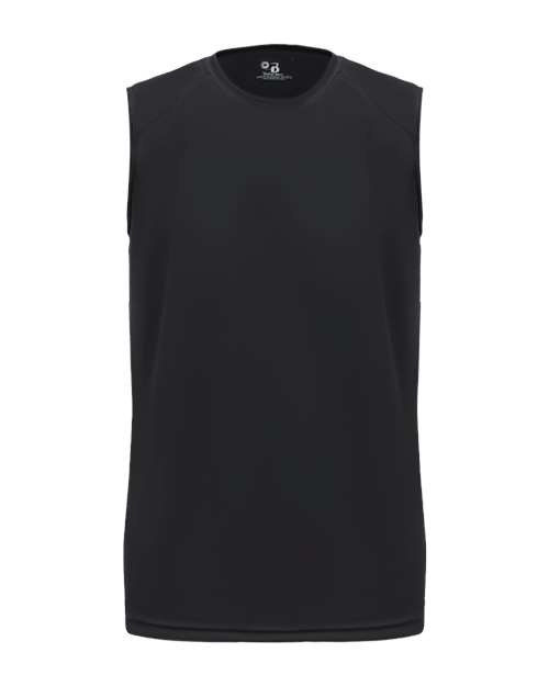 Youth B-Core Sleeveless T-Shirt - Black Front