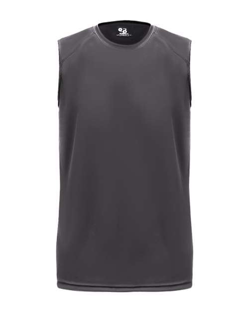 Youth B-Core Sleeveless T-Shirt - Graphite Front