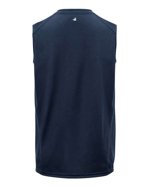 Youth B-Core Sleeveless T-Shirt - Navy Back