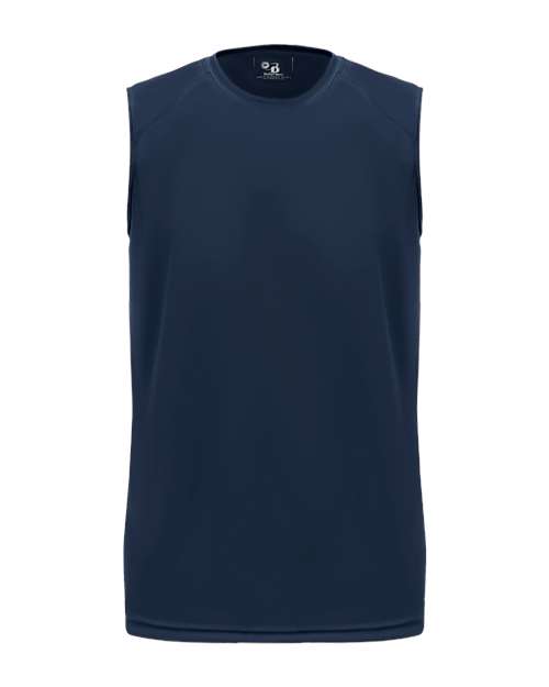Youth B-Core Sleeveless T-Shirt - Navy Front