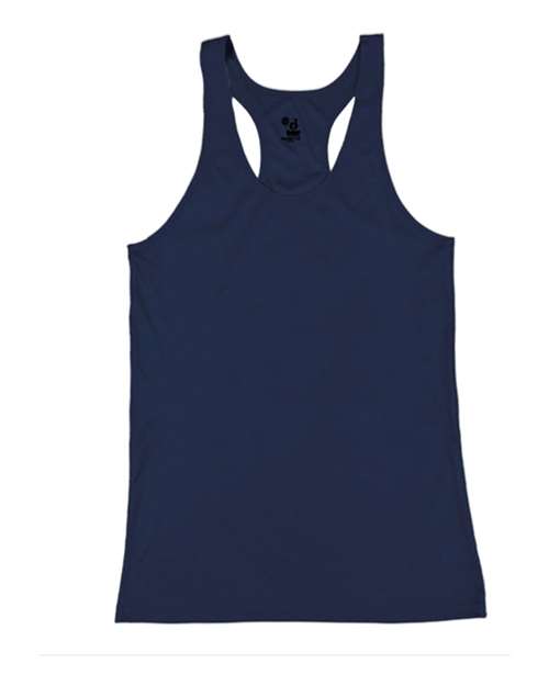 Girls’ B-Core Racerback Tank Top - Navy Front