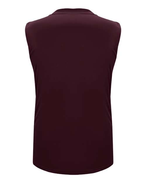 Youth B-Pivot Rev. Tank Top - Maroon/ White Back
