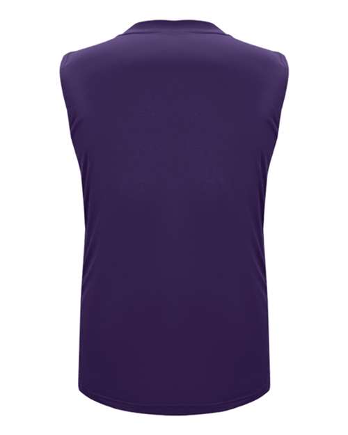 Youth B-Pivot Rev. Tank Top - Purple/ White Back