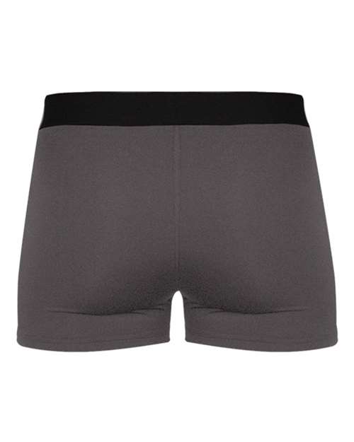 Girls' Pro-Compression Shorts - Graphite Back
