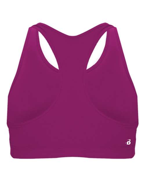 Girls' B-Sport Bra Top - Hot Pink Back