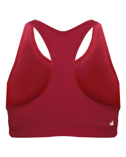 Girls' B-Sport Bra Top - Red Back