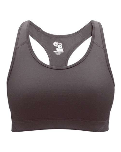 Women's B-Sport Bra Top - Graphite Front