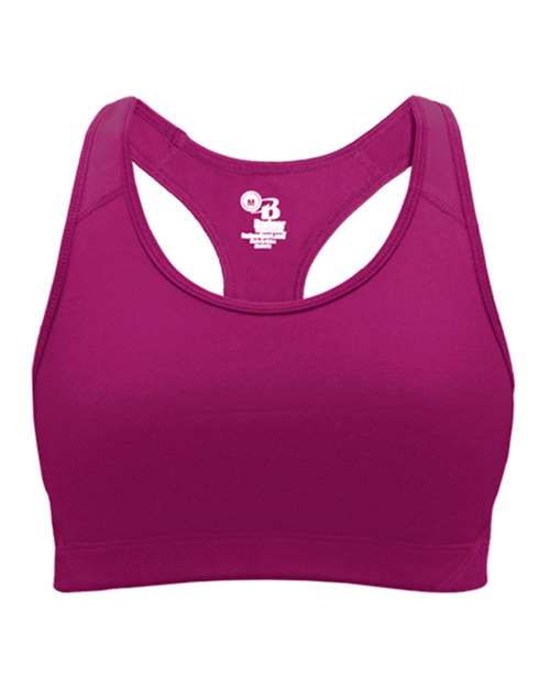 Women's B-Sport Bra Top - Hot Pink Front
